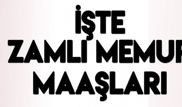 Memur maaşları ne kadar oldu? Öğretmen, polis, gassal, doktor, hemşire... İşte yeni memur maaşları