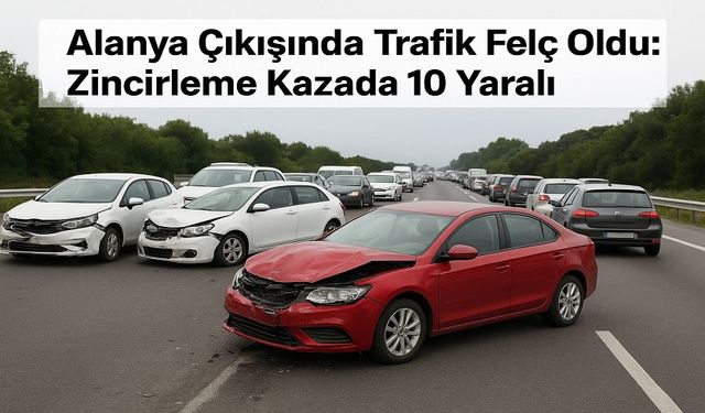 Zincirleme Kazada 10 Yaralı