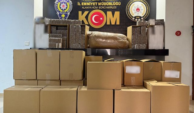 Antalya ve Alanya’da Kaçak İçki ve Tütün Operasyonu