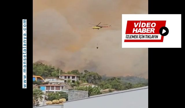 #sondakika: Alanya’nın Doğu Bölgesi Yangına Teslim: Rüzgâr Şiddeti Arttırdı. Sıcak görüntüler