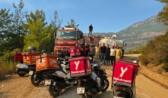 Siparişi Bıraktılar, Alevlere Koştular: Kuryelerin Büyük Fedakârlığı