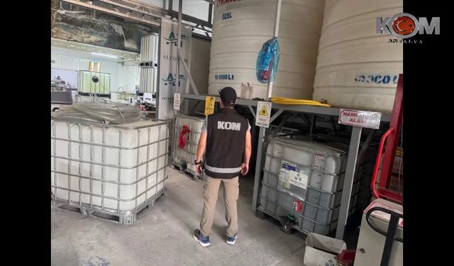 Kaçak Alkol Fabrikasına Baskın: 15 Bin Litreye Yakın Sahte İçki Ele Geçirildi!