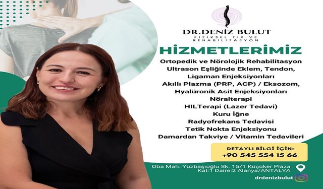 Alanya’da Nöral Terapi ile Ağrısız Yaşam Dönemi Başladı