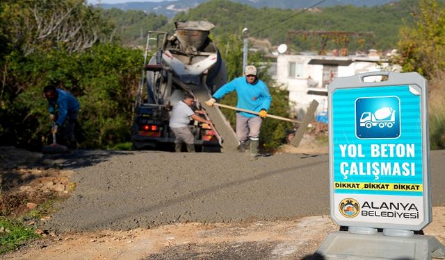 Alanya Kestel’de Yol Genişledi: Viraj Artık F16’ya da Uygun!