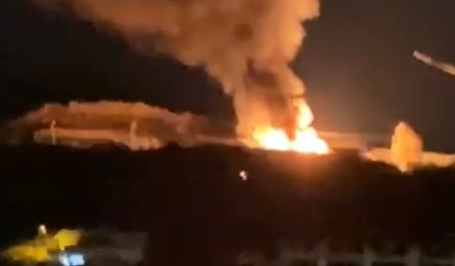 Alanya da Gece Yarısı Kıyameti: Alevler Gökyüzünü Aydınlattı