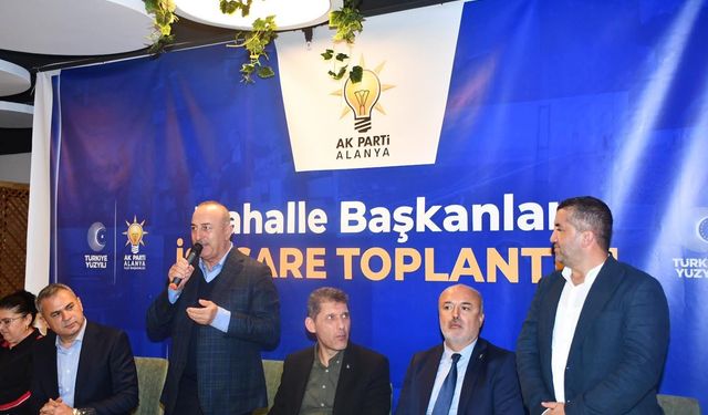 AK Parti Alanya’da İstişare Toplantısı: Mahallelerin Sesi Yönetimde
