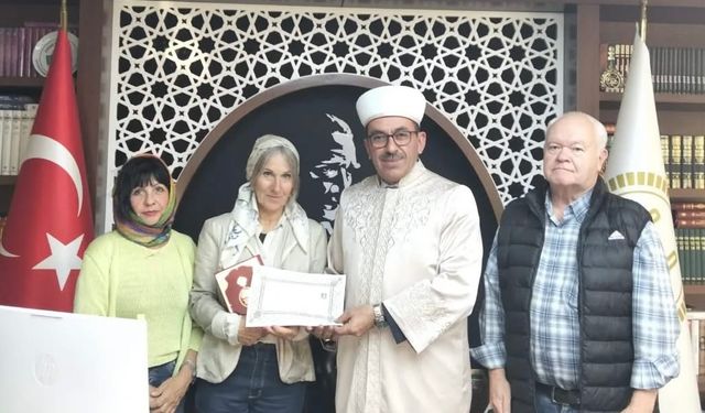 Alanya’da Yeni Bir Başlangıç: Alman Çift Kelime-i Şehadet Getirdi