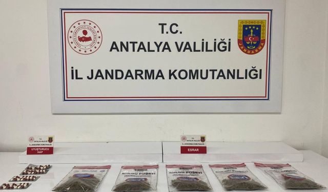 Alanya’da Otele Uyuşturucu Baskını