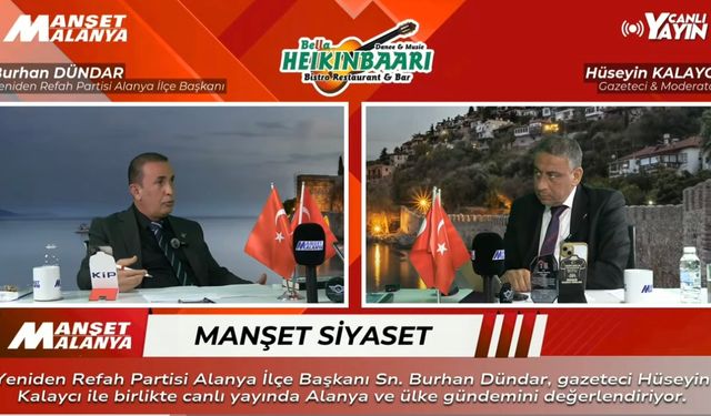 Canlı Yayında Alanya Masası Kuruldu: Gündem Dolu Program