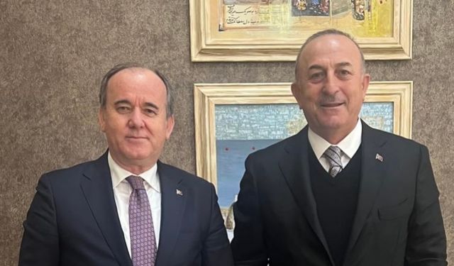 Hatay’da Dikkat Çeken Buluşma: Çavuşoğlu ve Çakır