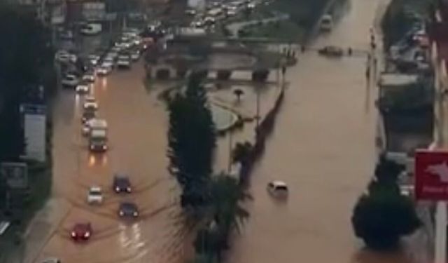 Alanya Çevre Yolu Göle Döndü