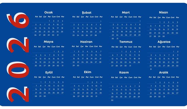 Takvim Sevindi, Çalışan Gülümsedi: 2026’da Tatil Bol! Tatil planlarınızı yapın!