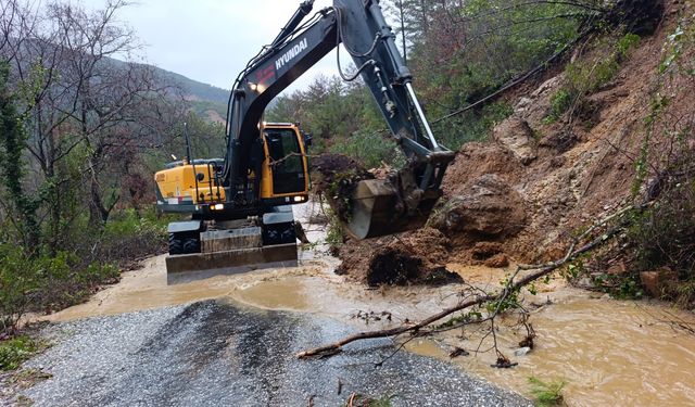 Alanya Kırsalında Seferberlik: Heyelan ve Göçüklere Anında Müdahale