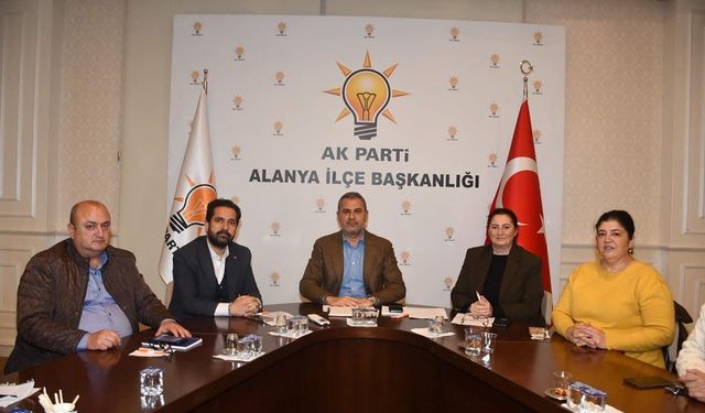 AK Parti Alanya’da Gündem Yoğundu: Otoban, Hastane Alanı ve Ramazan Hazırlıkları Masada