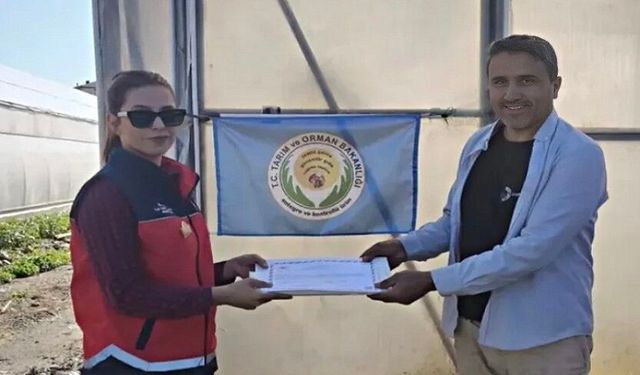 Alanya’da Üreticilere Bakanlık Destekli Sertifika. Üreticilere Teslim Edildi