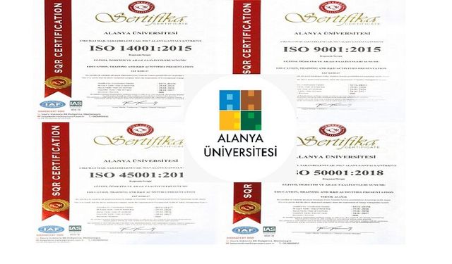 Alanya Üniversitesi’ne 4’lü ISO Tescili: Uluslararası Standartlara Geçti