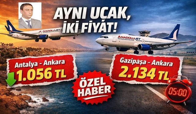 Özel Haber: Alanya’ya Ceza mı Kesildi? Uçak Var Ama Binene Sabır! Antalya 1000 TL, Alanya 2000 TL