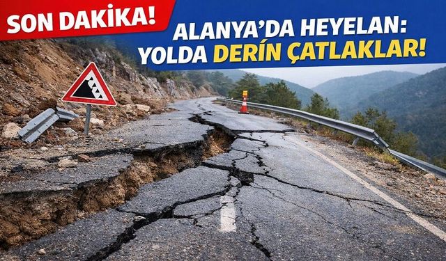 Heyelan Vurdu! 3 Mahallenin Yolu Çöküyor