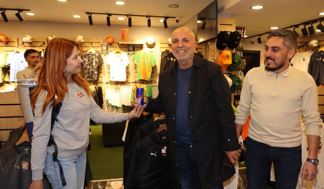 Galatasaray Maçı Öncesi Alanya’da Büyük Heyecan! Başkan Store’da