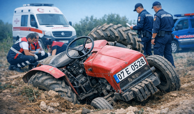 Alanya’da feci kaza: 28 yaşındaki genç traktörün altında can verdi