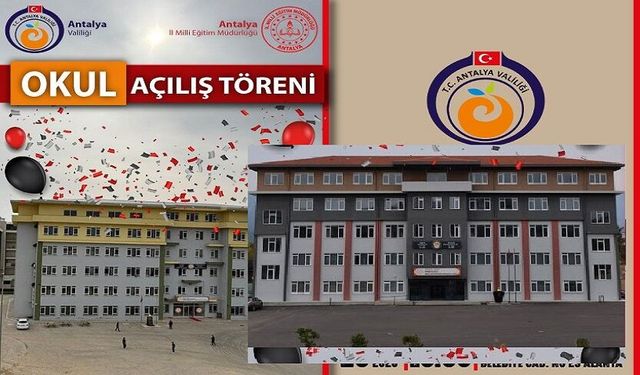 Alanya’da Eğitimde Çifte Açılış: İki Yeni Mesleki Lise Aynı Gün Hizmete Giriyor