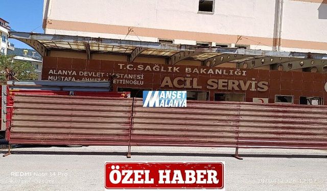 Eski Devlet Hastanesi İçin Süreç Hızlandı: Yıkım Başladı