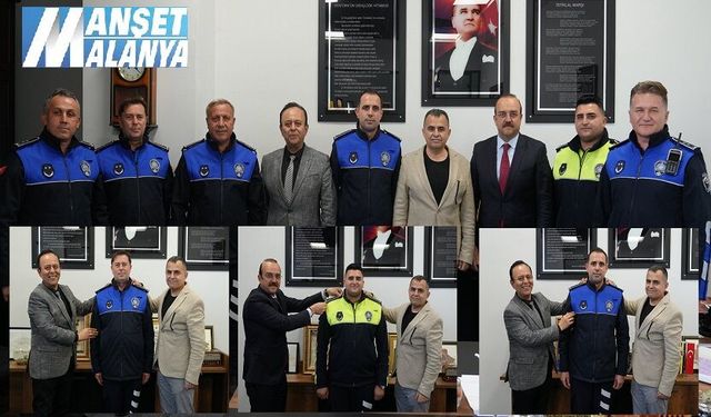 Alanya Zabıtasında Yeni Dönem: Amir ve Komiser Rütbeleri Takdim Edildi