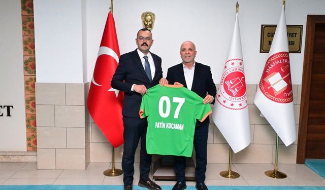 Alanyalı Antalya Cumhuriyet Başsavcısı’na Alanyaspor’dan Ziyaret
