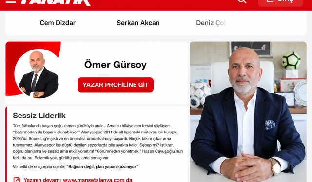 FANATİK’TE YAZILDI, TÜRKİYE DE KONUŞULDU: “SESSİZ BAŞKAN” HASAN ÇAVUŞOĞLU MODELİ GÜNDEMDE!