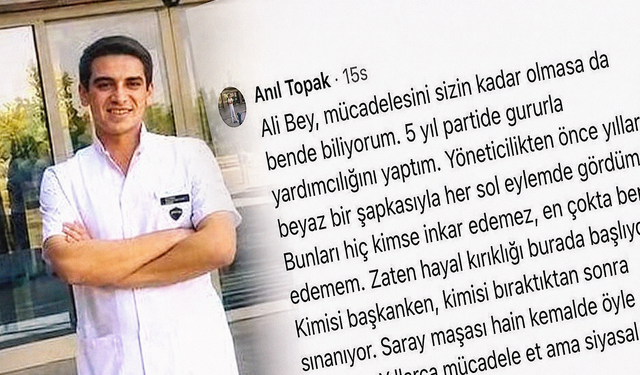 Anıl Toprak’ın Paylaşımları Parti İçinde Rahatsızlık Yarattı.