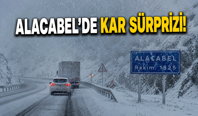 Yaza Giderken Kışa Yakalandılar! Alacabel’de Zor Anlar