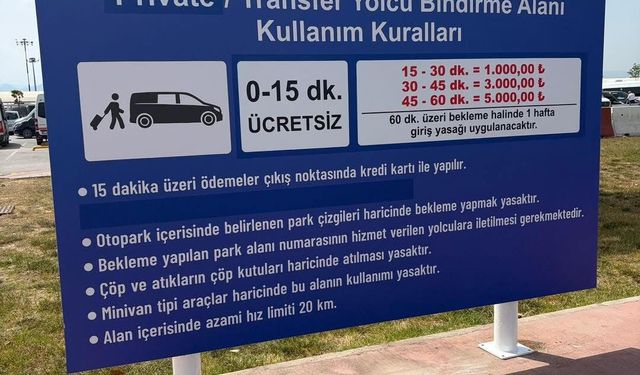 Antalya Havalimanı’nda Korna Sesli Protesto