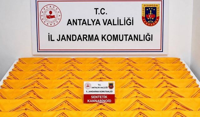 Alanya’da Otel Odasına Jandarma Baskını! Yarım Milyondan Fazla Kullanımlık Uyuşturucu Ele Geçirildi