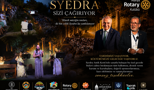 Syedra’da Tarih ve Sanat Buluştu: Binlerce Yıllık Miras Geleceğe Taşınıyor