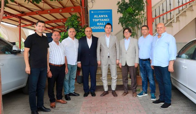Tarımın Kalbi Alanya Hali’nde İstişare Toplantısı