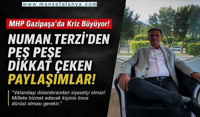MHP Gazipaşa’da Kriz İddiaları: “Muhtar Olamayacak Kişiler Partiye Yön Vermeye Çalışıyor”