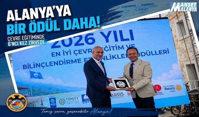 Alanya Maviye Doydu! 79 Noktaya Mavi Bayrak