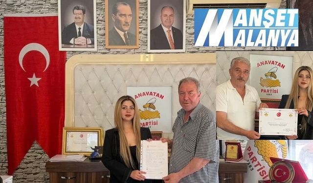 ANAVATAN PARTİSİ ALANYA TEŞKİLATINDA YENİ GÖREVLENDİRME