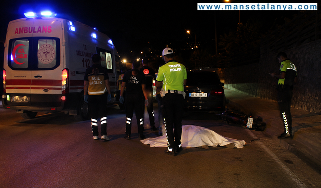 Alanya'da Motosiklet Kazasında Bir Can Daha Gitti. Daha 24 yaşındaydı