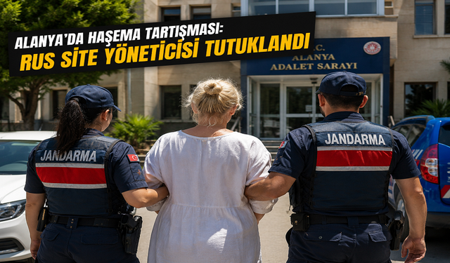 Alanya'da haşema tartışması: Rus site yöneticisi tutuklandı