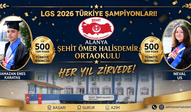 Alanya’nın Gururu: Şampiyonluk Bu Okulun Geleneği Oldu