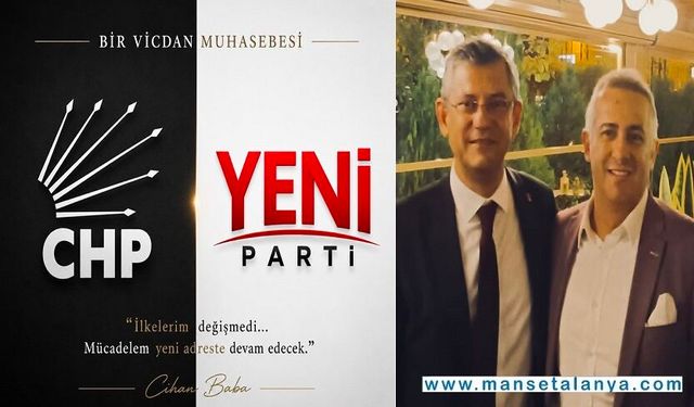 Alanyalı CHP'li Cihan Baba'dan Ayrılık Kararı: "Partimi Terk Etmiyorum, Mücadele Ettiğim Yolu Değiştiriyorum"