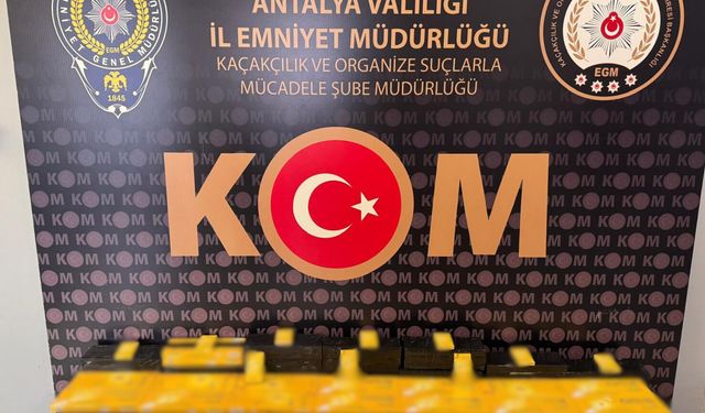 Alanya’da İnşaatta Uyuşturucu Operasyon