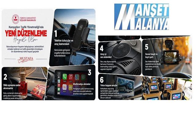 Camdaki Telefon Affı! Trafikte Yeni Dönem Başladı