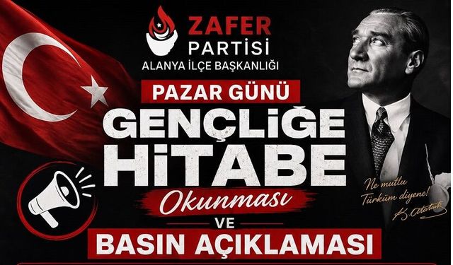 Alanya’da Çerçeve Yasa Protestosu: Zafer Partisi’nden Meydan Çağrısı