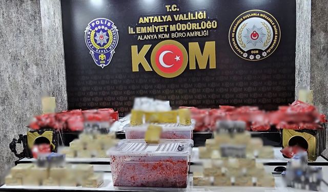 Alanya’da kaçakçılık operasyonu: Binlerce sigara ve yüzlerce şişe içki ele geçirildi
