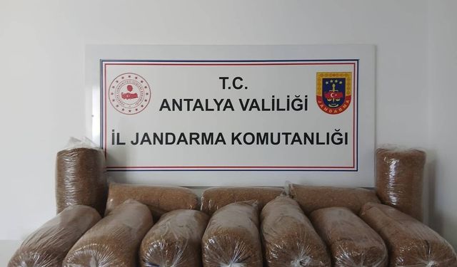 Alanya’da Araçtan 72 Kilo Kaçak Tütün Çıktı