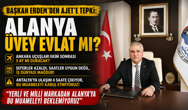“Yerli ve milli markadan bunu beklemiyoruz!” AJet’e Alanya tepkisi