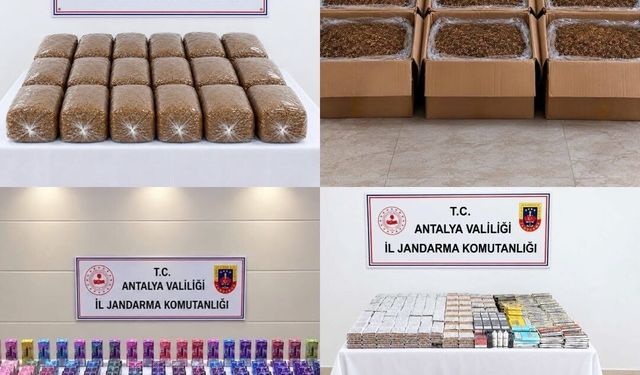 Jandarmadan Tütün Darbesi: Binlerce Ürün Ele Geçirildi