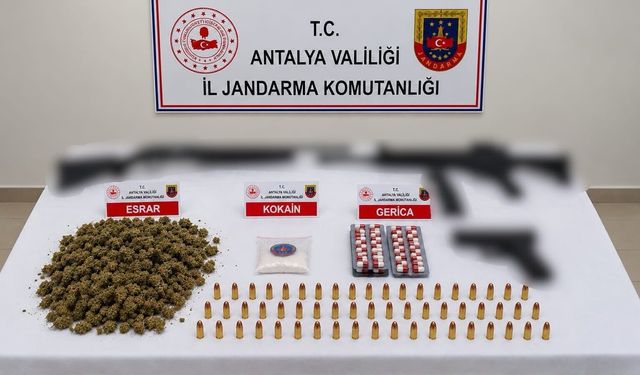 Jandarmadan Uyuşturucu Tacirlerine Darbe: Serik ve Alanya’da Zirak Operasyon!
